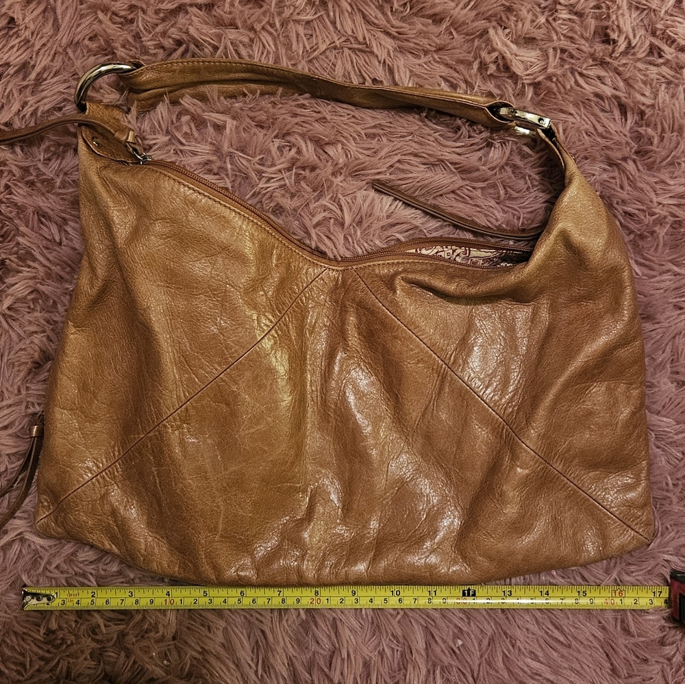 HOBO Tan Leather Shoulder Bag - Picture 9 of 12